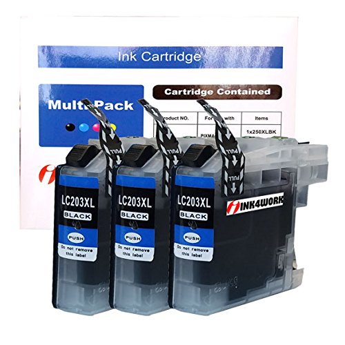 Amazon.com: INK4WORK© 3 Pack Black Replacement Ink Cartridge for